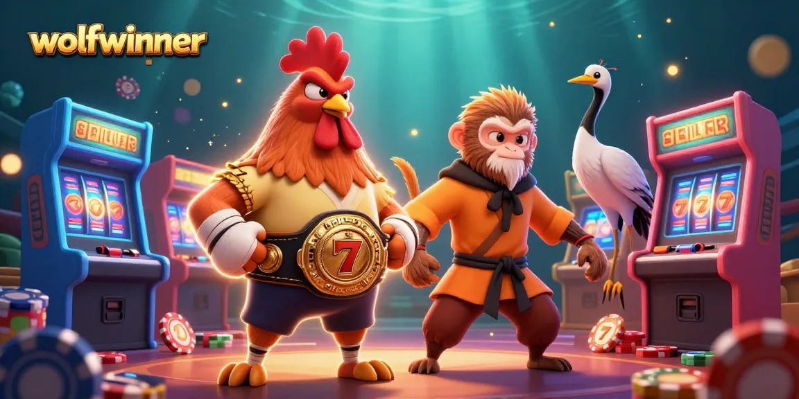 Engage in gaming adventures at wolfwinner with vibrant 3D characters and dynamic casino elements