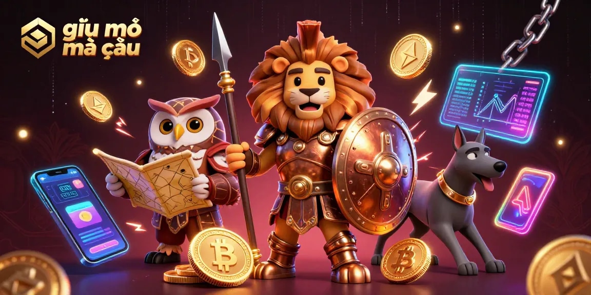 Experience thrilling gaming insights with giải mã nhà cái in this vibrant 3D illustration.