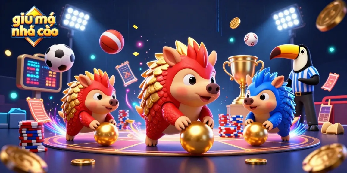 Engaging scene of rivalry featuring pangolins in armor, highlighting giải mã nhà cái and casino gameplay.