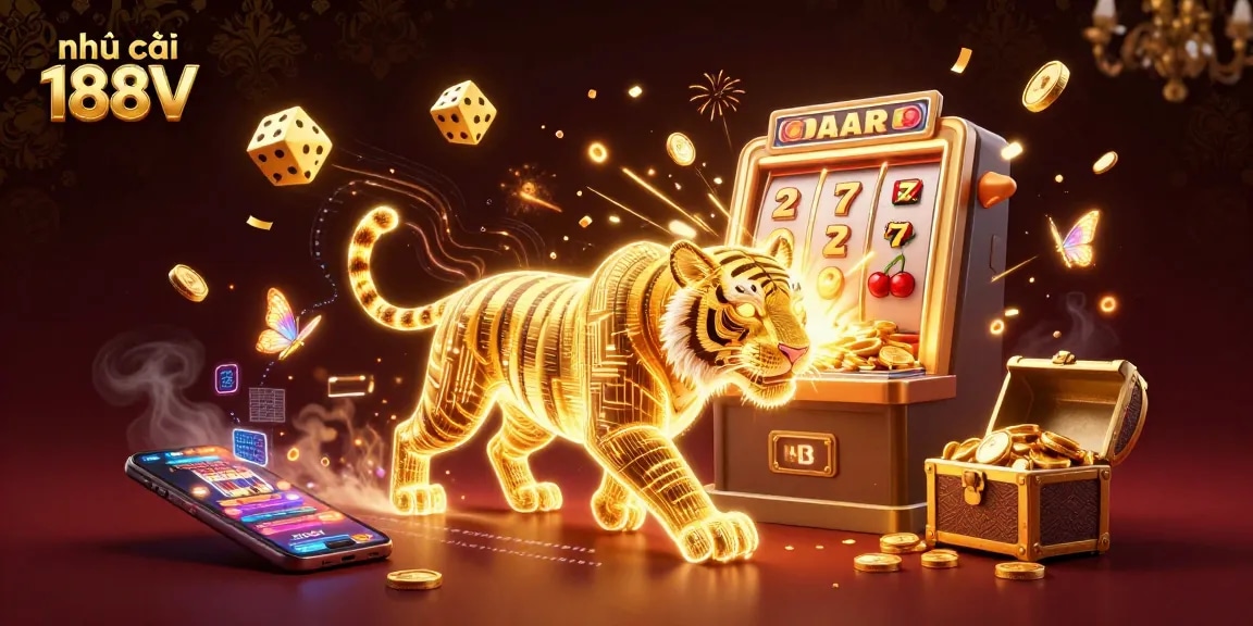 Experience thrilling gameplay at nhà cái 188V with vibrant visuals and engaging slot action.