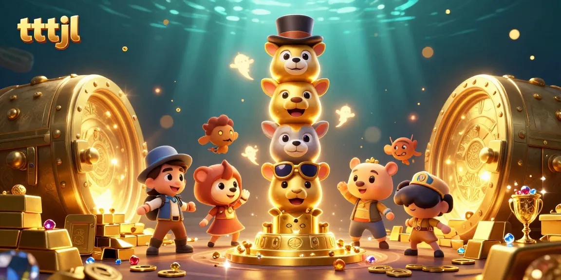 Experience the thrill of tttjl with golden treasures and lively gaming energy!