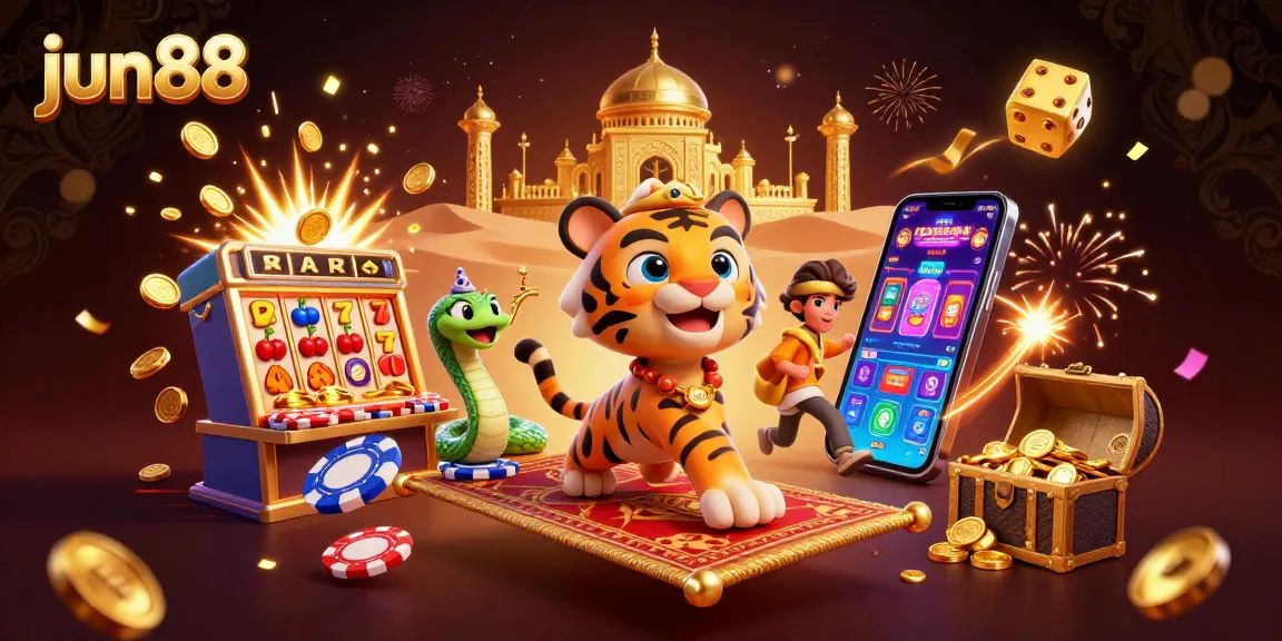 Experience the thrill of winning with jun88's vibrant casino atmosphere and magical elements of entertainment.