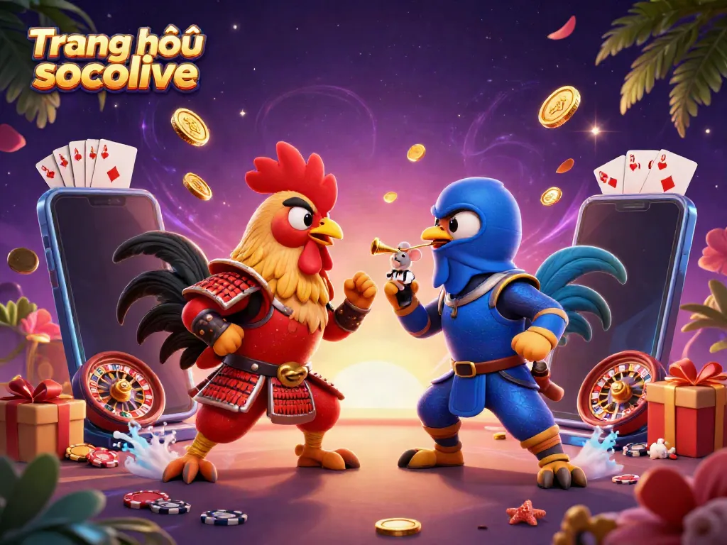Engage with dynamic scenes at Trang chủ socolive showcasing thrilling cockfighting match with gambling elements
