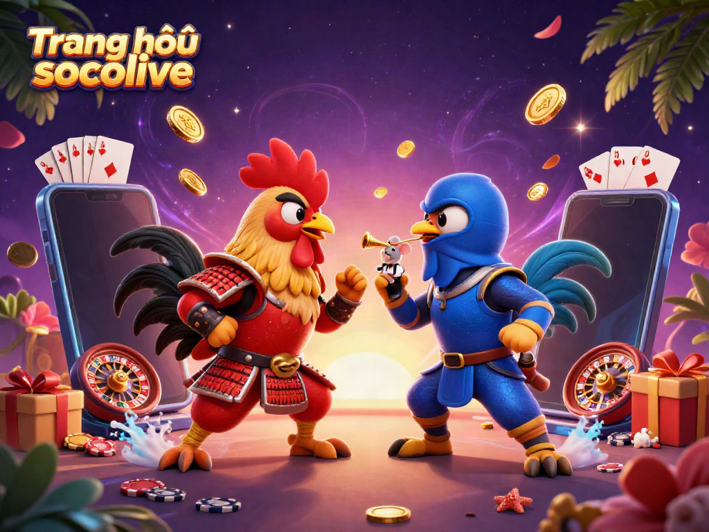 Engage with dynamic scenes at Trang chủ socolive showcasing thrilling cockfighting match with gambling elements