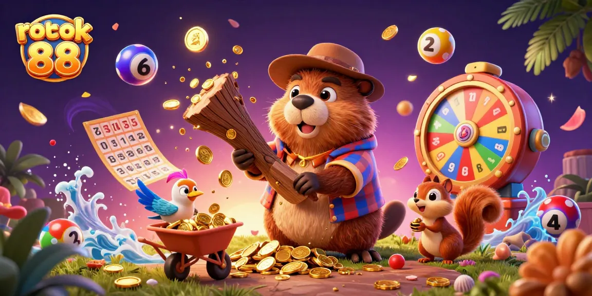 Experience striking visuals in rokok 88 as 3D characters engage in a vibrant casino environment.