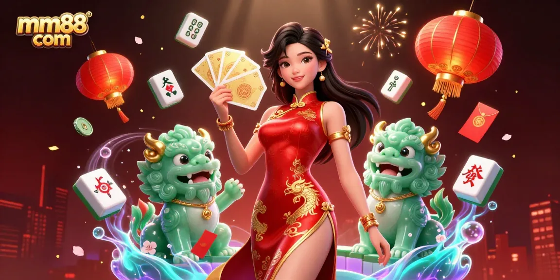 Engage in thrilling gaming at mm88 com with vibrant 3D casino elements and a captivating atmosphere.