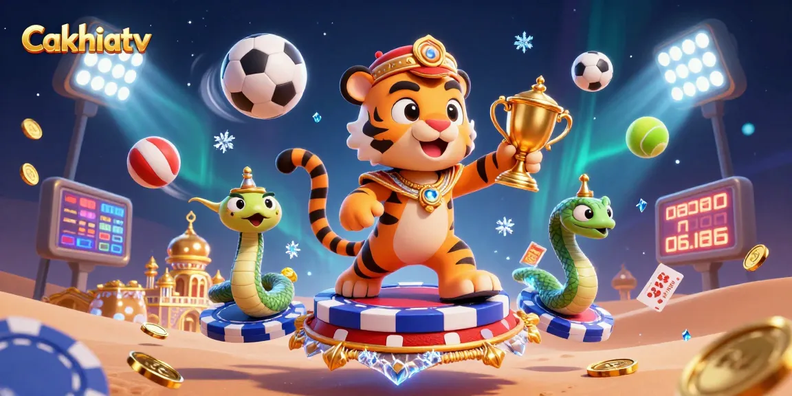 Cakhiatv offers immersive live sports betting experiences with dynamic graphics and engaging elements.